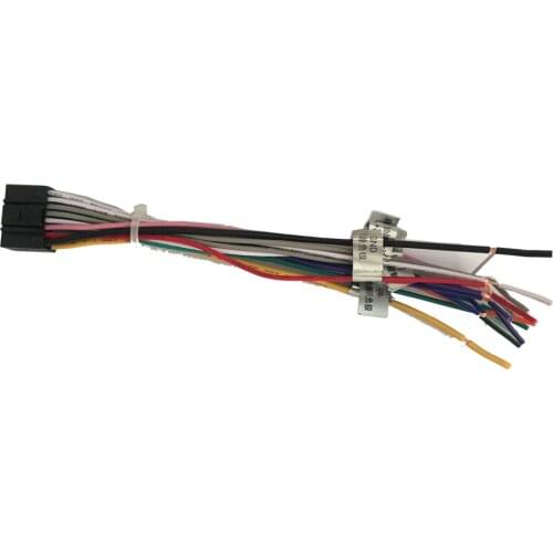 2 din Car Radio Female ISO Radio Plug Power Adapter Wiring Harness Special for Universal Interchangable harness power cable