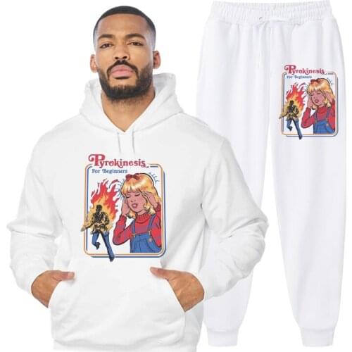 2021 New Mens Ladies Casual Wear Suit Sportswear Suit Print Halloween Pullover Pants Suit Autumn Winter Funny Fashion Suit