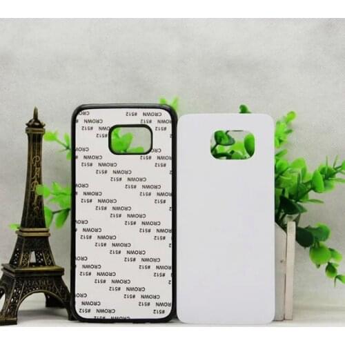 2D sublimation cover for Samsung galaxy S7 edge PC plastic Sublimation blank case with metal plate 100pcs/Lot