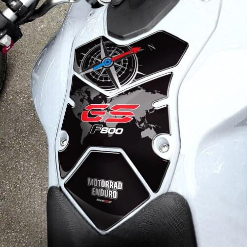 3D F800 Gs Stickers Motorcycle Fuel Gas Tank Pad Protector Case for BMW F800GS F800 GS 2008-2012 Polyurethane Resin