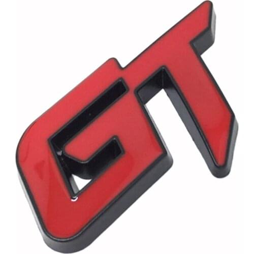 3d Gt Logo Car Sticker Fashion Car Decor Sticker For Ford Mustang Focus 2 3 Fiesta Ranger Mondeo Mk2
