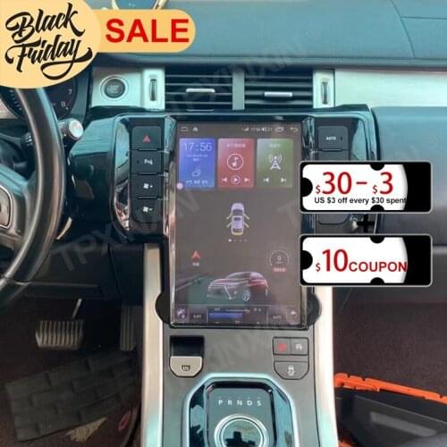 Android 11.0 128GB Tesla Style For Land Rover Range Rover 14-17 Car GPS Navigation Auto Radio Stereo Multimedia Player Head Unit