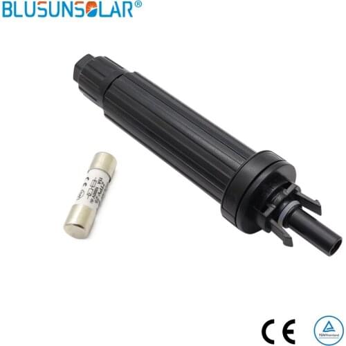 BLUSUNSOLAR 1000 V DC PV 1 PCS High Quality Sloar Fuse Connector Female Connector With Fuse 1A-20A
