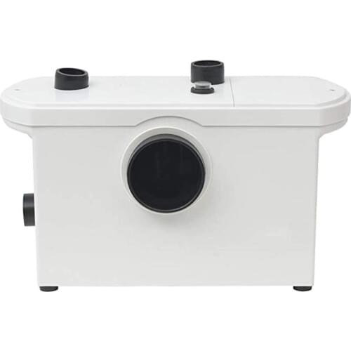 Household macerator pump toilet for bathroom