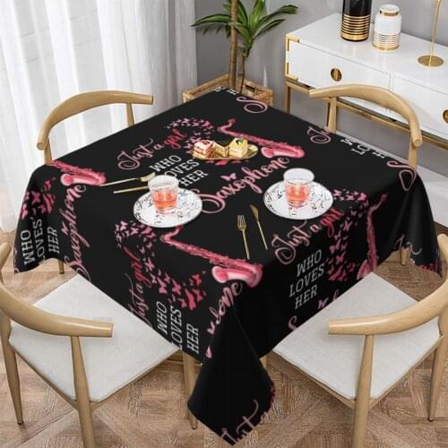 Jazz Tablecloth Decoration Picnic Table Cover Decorative Custom Polyester Wholesale Table Cloth