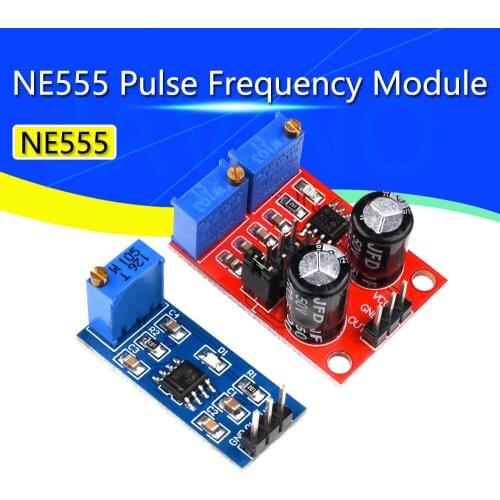JAVINO NE555 Pulse Frequency Duty Cycle Adjustable Module Square Wave 5V-12V Signal Generator