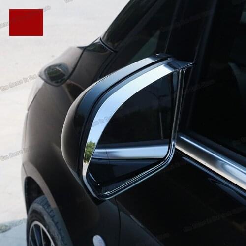 Lsrtw2017 abs car rearview rain shield trims for mercedes benz vito 2015 2016 2017 2018 2019 2020 2021 w447 v260 v class metris