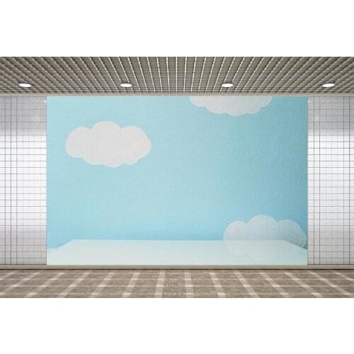 Lyavshi Photography Background Lovely Baby Soft and Sweet Cloud Vinyl Photographic Backdrops Birthday Party Photo Studio Props