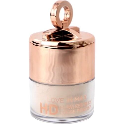 Cute small loose powder women makeup powder persistent makeup control oil waterproof concealer mushroom head honey powder