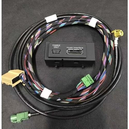 Original for Audi a3 s3 for VW Touareg ami audio video interface carplay USB socket with wiring harness 8V0035736