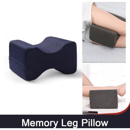 Orthopedic Knee Leg Pillow Memory Foam Wedge Contour Pillow for Sciatica Relief Pregnancy Pain Thigh Leg Pad Support Cushion