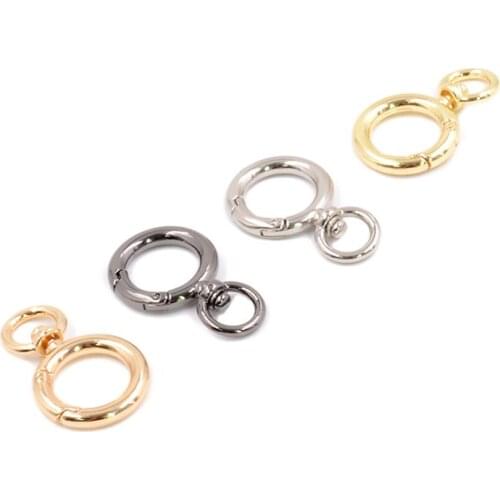 DIY Openable Ring Spring Hanging Buckle Handbag Small Ring Buckle Hanging Accessory Buckle Bag Hardware Accessory