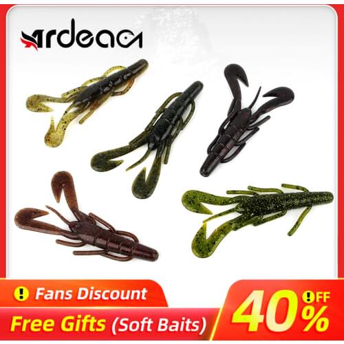Ardea Soft Lures 95mm 6.5g Craw Silicone Bait Swimbait Artificial jigging simulation Wobblers Worm Baitfishing Fishing Tackle