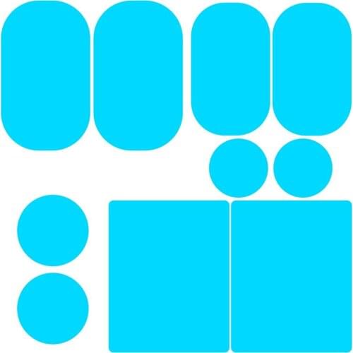 2pcs Anti Fog Car Sticker Car Side Mirror Window Films Waterproof Anti Glare Rearview Mirror Protective Films car Accessories