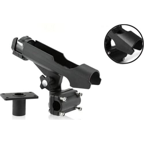 Fishing Rod Rack Holder Adjustable Removable 360 Degree Kayak Boat Pole Tackle Support Tool Accessories Kayak Ponton Inflatable