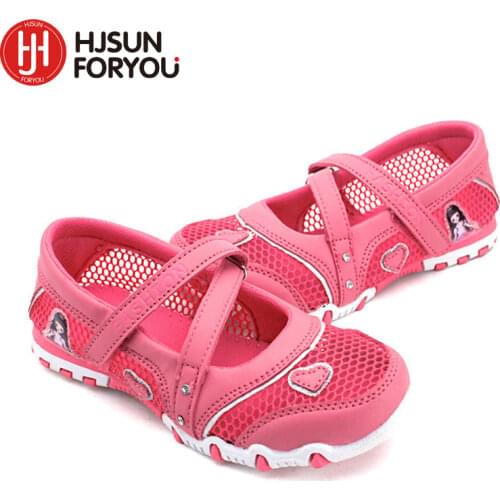 2021 New Summer High Quality Non-slip Children Shoes Girls fashion Sandals Cartoon Princess Sandals Kids Flat