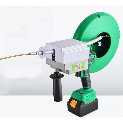 Lithium Battery Charging Threading Machine Fully Automatic Electrician Electric Threader Equipment Pull Wire Lead Tools