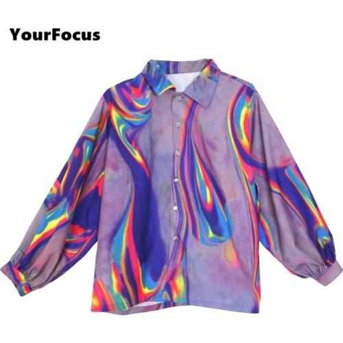 YourFocus Womens Long Shirts