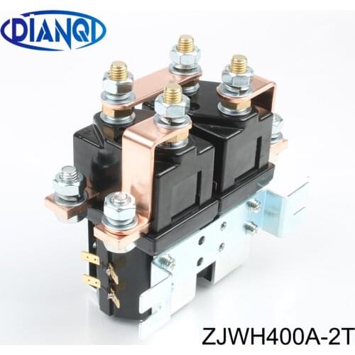 ZJWH400A-2T 2NO+2NC 12V 24V 36V 48V 60V 72V 400A DC Contactor for motor forklift handling drawing wehicle car SW202