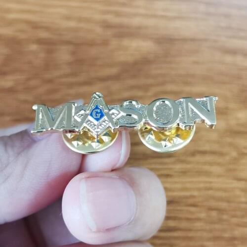 FreemasonsTone Masonic Badge Sometimes you just need a pin when dressing for a formal event.This pin might be your "go to" pair