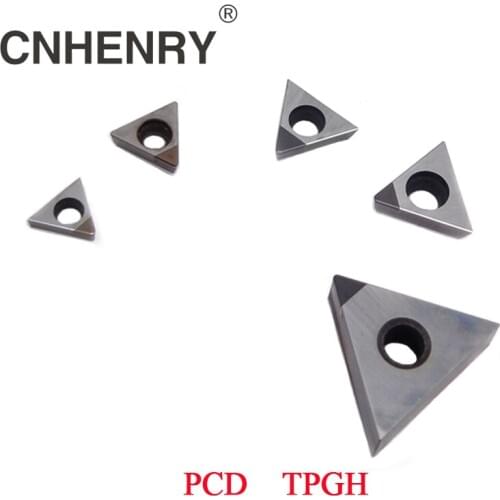 2 PCS PCD Turning Inserts TPGH080202/04/08 090202/04/08 CNC PCD Diamond Inserts Carbide Milling Inserts CNC Inserts