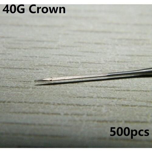 500pcs 40G Crown felting needle for mohair reborn crown needles triangular needle