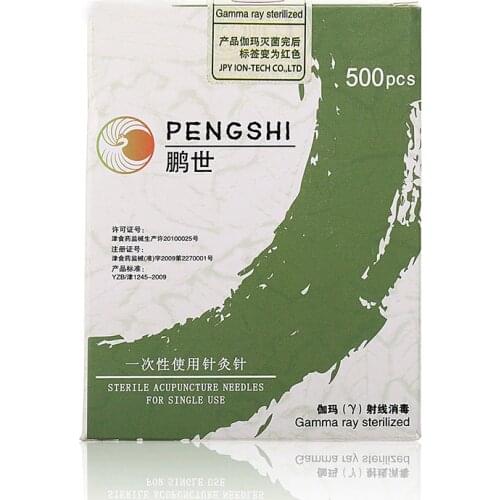 500 pcs Pengshi Gamma ray sterilized acupuncture needles blessfun weight loss acupuncture massage beauty needle