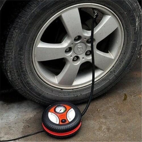 Car Mini Air Pump, Electric Tire Pressure Monitor, Compressor, Portable PSI 12V Air Pump, Tire Pump for Bike Motor Ball