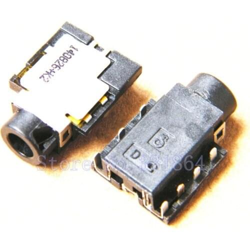 Free shipping 50pcs 3.5mm Audio jack for Lenovo Acer Asus Sony Dell HP MIC Headphone Port Connector