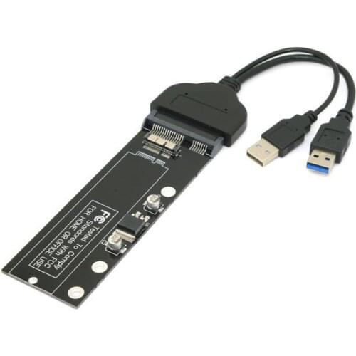 Cablecc USB 3.0 to 12+6pin SSD HDD to SATA 22Pin Hard Disk Cartridge Drive for Air A1369 A1370 SSD