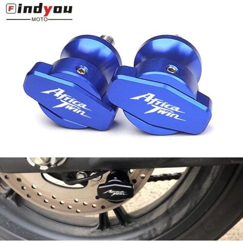 For HONDA CRF 1000L CRF1000L Africa Twin ABS/DCT 2016 2017 2018 Motorcycle CNC Stands M8 Screws sliders Swingarm Spools Slider
