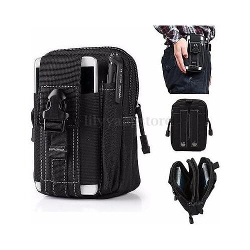 Men Running Travel Waist Bum Belt Waterproof Pack Pouch Hip Purse Military RE Outdoor Sports Multifunctional Tactical Belt Bag