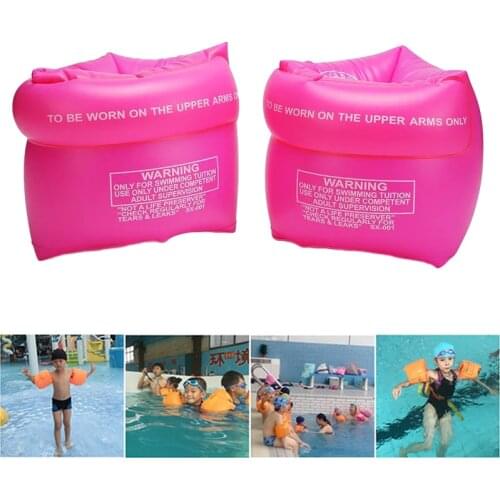 Hot Sale Kids & Adult Inflatable Arm Bands Ring Floaties Swimming Pool Safety Trainer High Quality Tube Armlets Sleeves