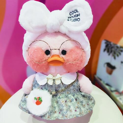 Lovely 30cm Duck Plush Toy Cute Animal Yellow Duck Soft Hair Doll Toy Christmas Birthday Gift Children Girl Room Decoration