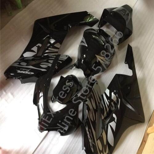 Custom motorcycle Fairing for honda CBR1000 RR 2004-2005 CBR1000RR 04 05 gray flames black ABS Injection mold Fairing
