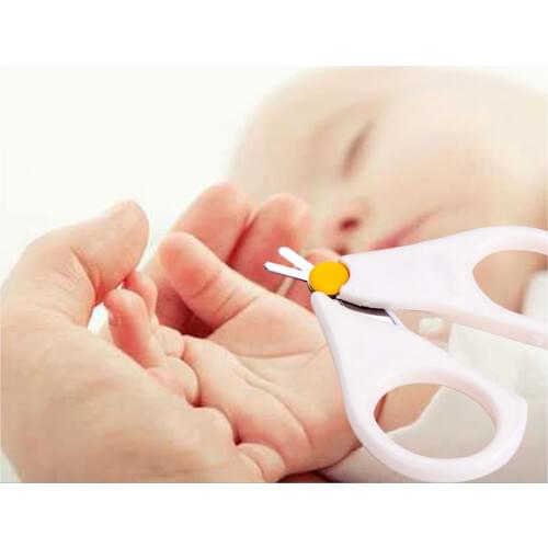 Nail Clippers Baby Nails Cutter Grooming Nursing Care Newborn Kids Safety Stainless Steel Scissors Safety Nail Clippers Scissors
