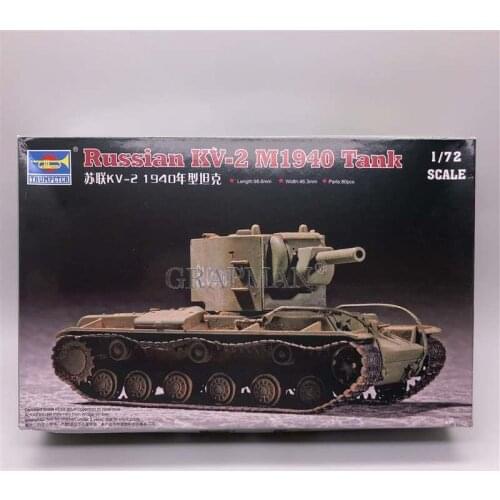 1:72 World War II 1940 KV-2 Soviet Tank Military assembly model armored military vehicles 07235