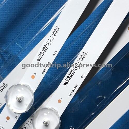 New Kit 8 PCS LED backlight strip for 55PFL5601 55W5S1P 55W6S1P LB55084 VDULEDLXT006 VDULEDLXT005 UDULEDOGS059 UDULEDOGS060