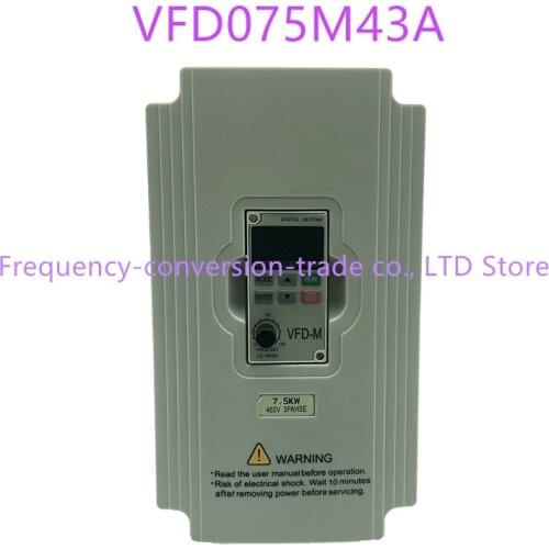 New Original VFD075M43A VFD-M Inverter AC Motor Drive 3 Phase 380V 7.5Kw 10HP 18A 400HZ
