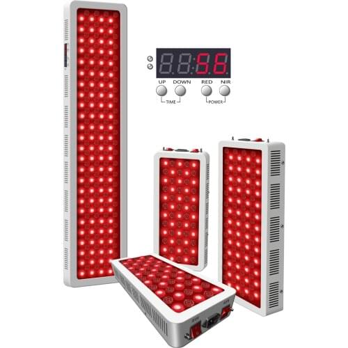 500W Red 660nm and Near-Infrared 850nm LED Red Light Therapy Lamp With Low EMF For Relieving Pain and Skin Health