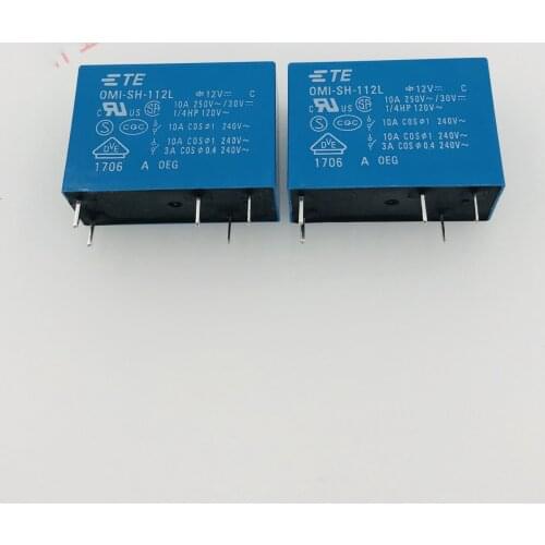 Original OMI-SH-112L 5pin 10A G2R-1-12VDC relays