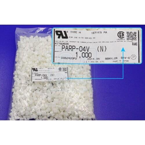PARP-04V CONN HOUSING PA 4POS 2MM Connectors terminals housings PARP-04V (N) 100% new parts