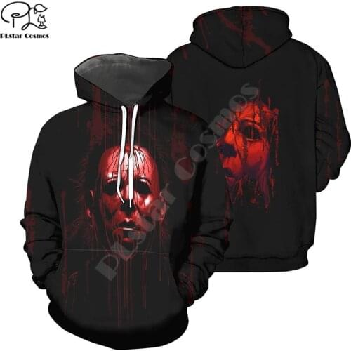 PLstar Cosmos Michael Myers Halloween 3D Printed Hoodies Sweatshirts Zip Hooded For Men And Women Casual Streetwear Style-M14