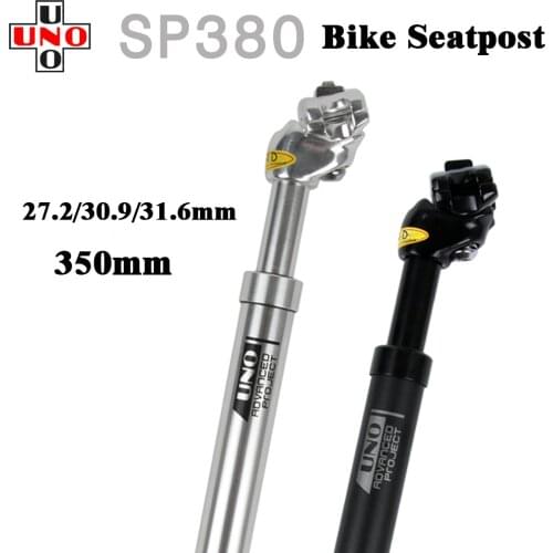 UNO MTB Shock Seat Post Dropper Suspension Biike Seatpost 27.2/30.9/31.6*350mm Absorption Damping Seattube