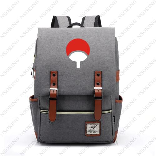 Naruto Backpack New Personalized Anime Student School Canvas Bag Fashion Men Women vintage Travel Backpacks