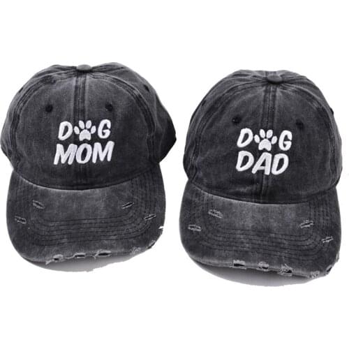 WZCX Dad Mom Letter Embroidery Unisex Adjustable Dad Hat Sun Protection Outdoor Hole Couples Snapback Caps Baseball Cap