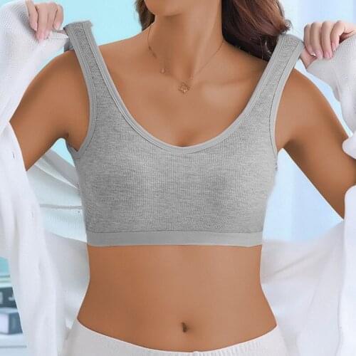 Sports Bra Seamless Brassiere Bras For Women Full Cup Breathable Bralette Wire Free Sleep Bra Tube Top High Quality Hot Sale