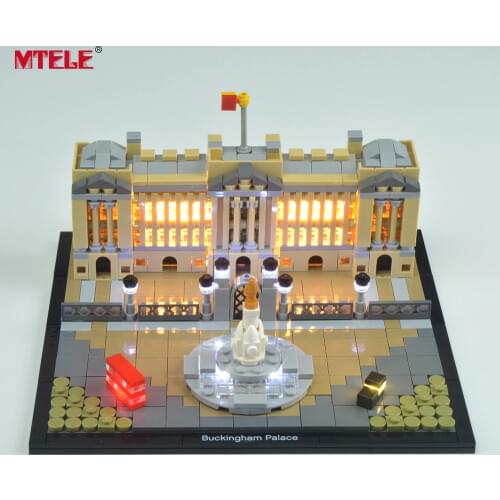 MTELE Led Light Kit For 21029 Architecture Buckingham Palace , (NOT Include The Model)