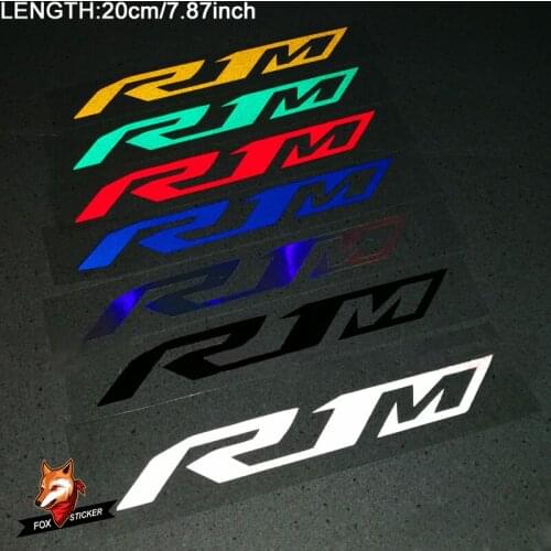 Reflective Decals Stickers Motorcycle Wheels Rims Helmet Body Shell Tank Pad Motorbike Fairing Logo Label for YAMAHA R1M