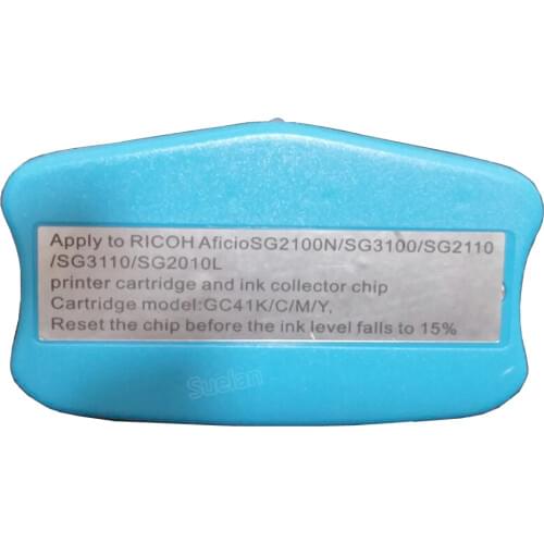 GC41 chip resetter for ink cartridge&Maintenance Tank Ricoh SG2100 SG2100N SG2010L SG3100 SG7100 SG3110 DN SG3110DNW SG3100SNW